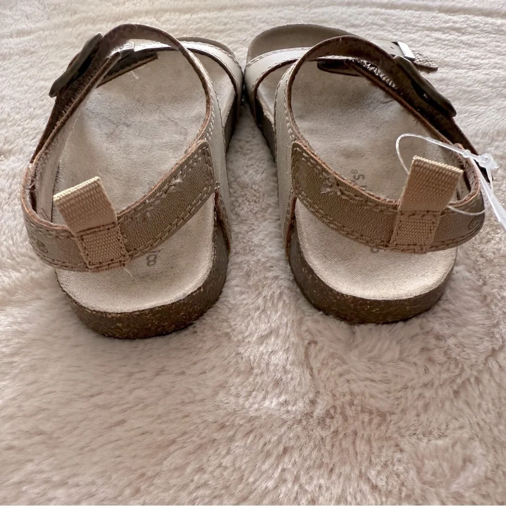 NWT Carters Aldus brown sandals size 8 toddler